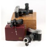 Olympus and Leitz Microscope Cameras.