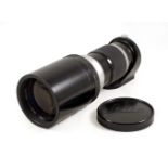 Leitz Telyt 40cm f5 L39 Screw Mount Lens. #1366356 (condition 5/6F). With front cap.