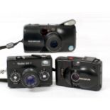 Three 35mm Compact Film Cameras, inc Mju.