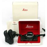Black Leica R7 Camera Body #2183665. (slight marks to lens flange, otherwise condition 4/5F).