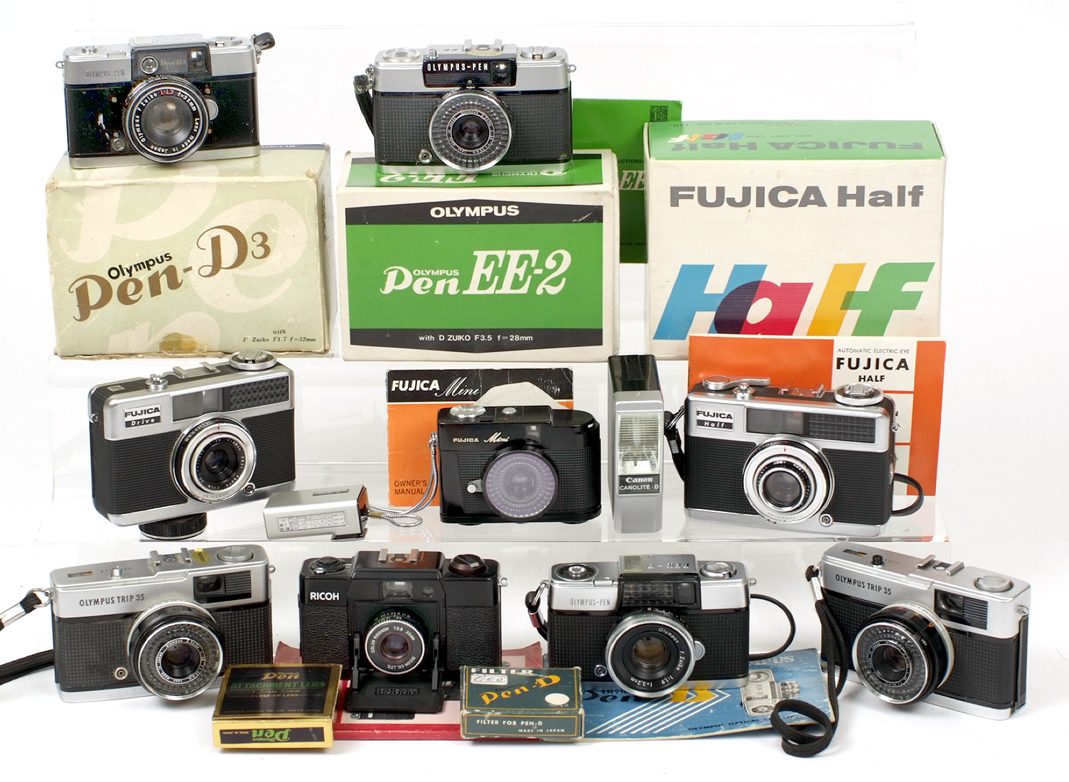 Half-Frame & Compact Camera Collection.
