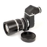 Leitz Canada Telyt 200mm f4 Lens & Visoflex Screw Mount Housing. (condition 5F).