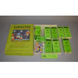 7 individually boxed sets of Subbuteo Team Players including Barcelona, Celtic, Brazil, Manchester