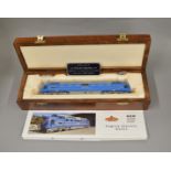 OO Gauge. A Bachmann Deltic model housed in a 'National Railways Museum' wooden, satin lined box
