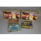 4 boxed Space Crusade , The Ultimate Encounter x2, Eldar Attack, Mission Dreadnought and