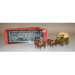 A boxed vintage Britains No. 145 British Army 'Royal Army Medical Corps' set, including Wagon with