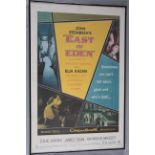 East of Eden (1955) original US one sheet film poster starring James Dean in his ''very first