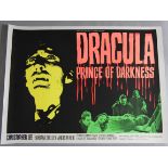 Dracula Prince of Darkness (1966) First Release Rare British Quad film poster Hammer Horror directed