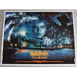 A Nightmare on Elm Street (1984) original British Quad film poster directed by Wes Craven with art