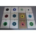 12 NORTHERN SOUL 7 inch single records unofficial releases purchased by the same vendor between 1970