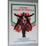 Zoltan Hound of Dracula (1977) Original UK one sheet film poster featuring Count Dracula resurrected