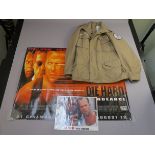 Die Hard 3 with a Vengeance quad film poster (30 x 40 inch) and US lobby card set (11 x 14 inch),