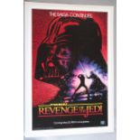 Star Wars Revenge of the Jedi dated teaser US one sheet film poster with the text ''Coming May 25,