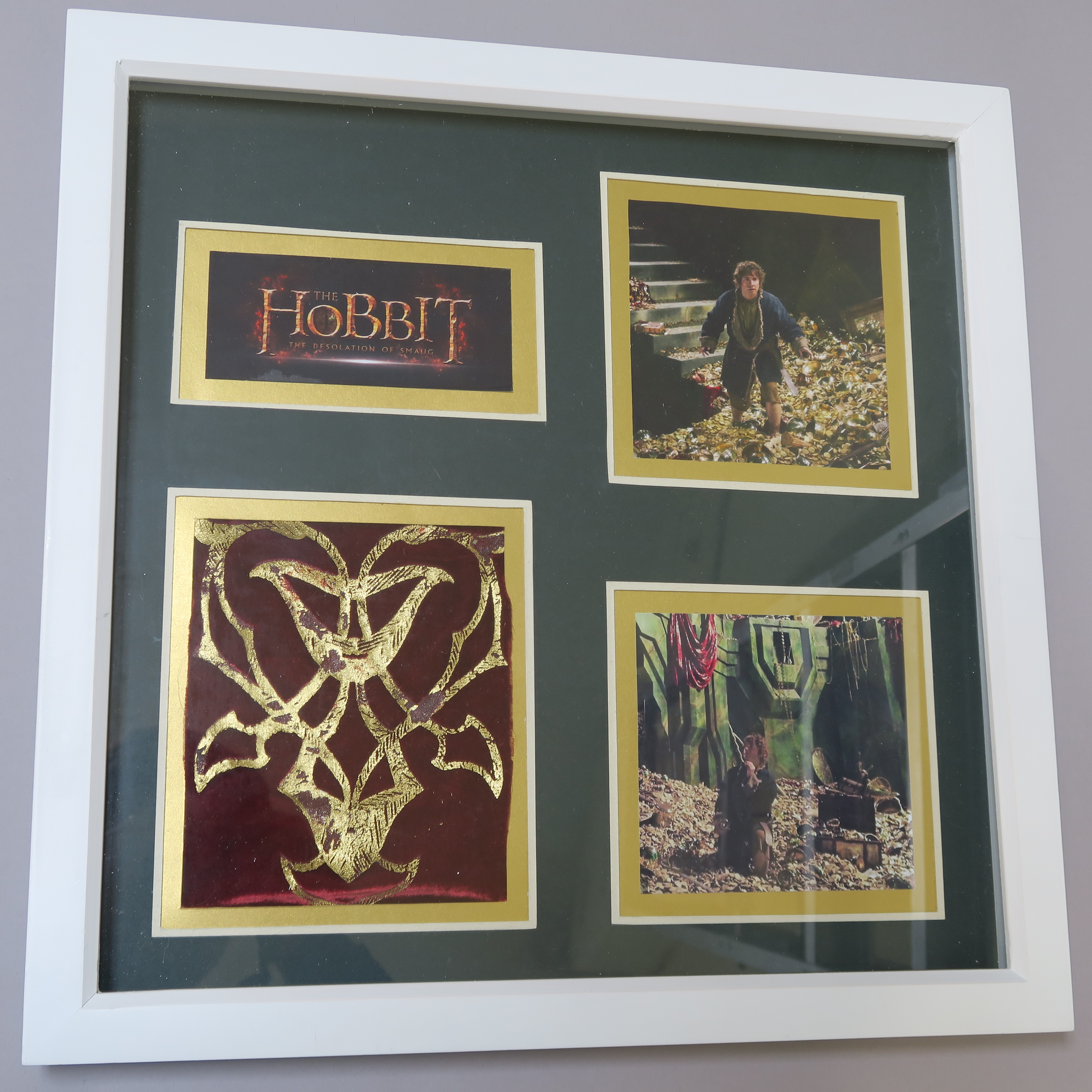 An original swatch of Elven cloth featured in the award winning The Hobbit: The Desolation of