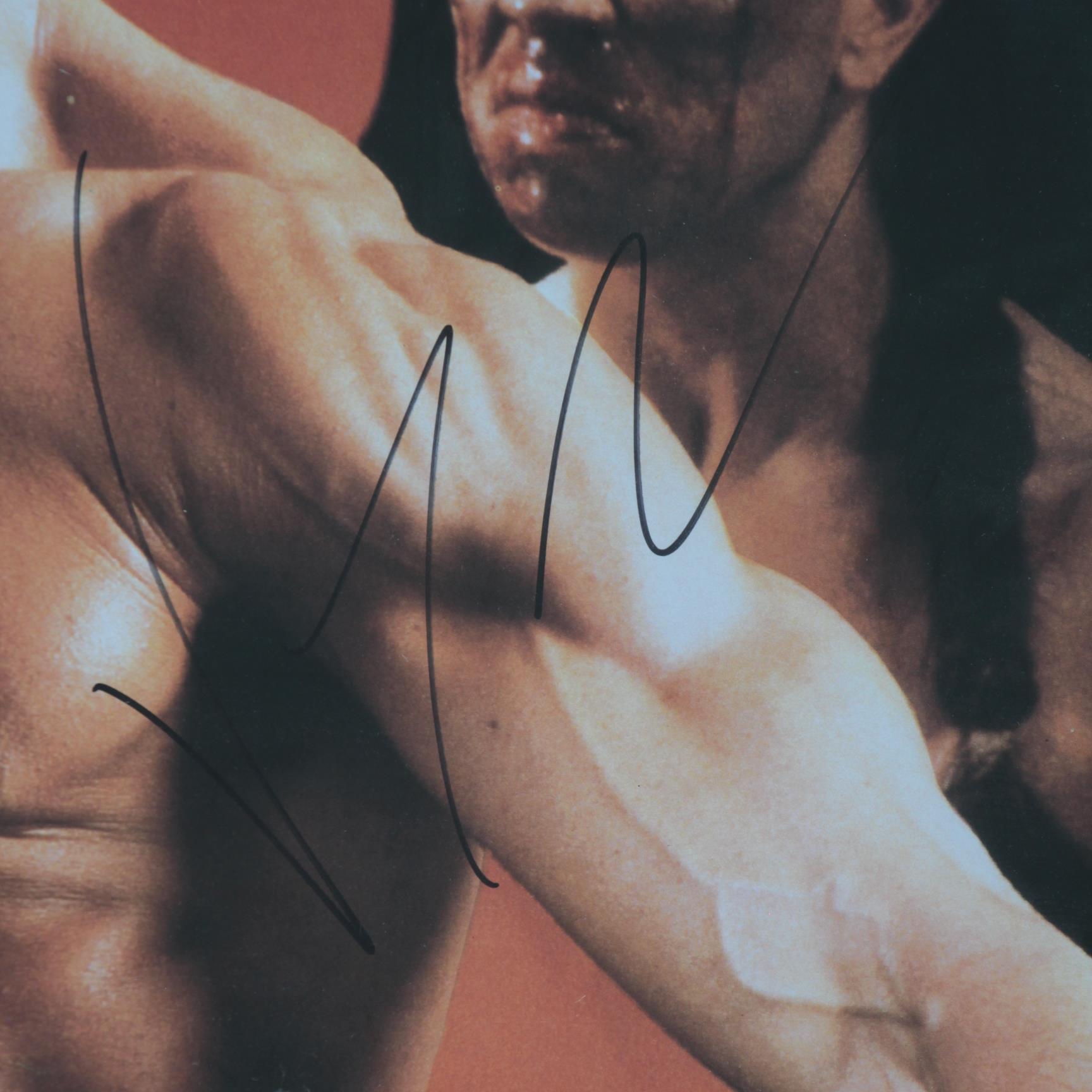 Jean Claude Van Damme signed ''Kickboxer'' 1989 video poster signed in black felt pen on poster, - Image 2 of 2