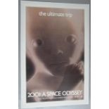 2001 A Space Odyssey US one sheet film poster directed by Stanley Kubrick with ''Ultimate Trip'' tag