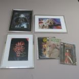 Star Wars signed limited edition prints including Dave Prowse as Darth Vader, artwork by D.