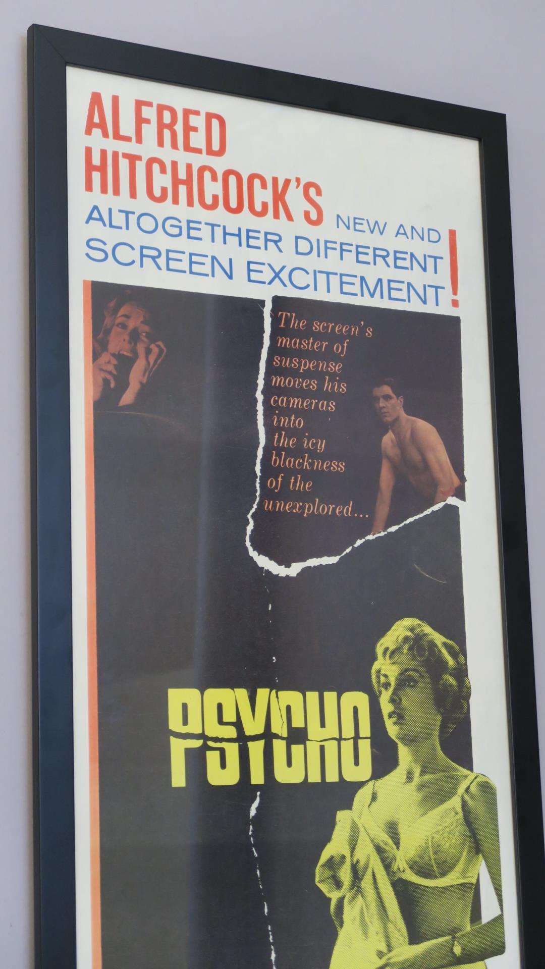 Psycho (1960) original US insert film poster for the Alfred Hitchcock classic starring Anthony - Image 3 of 4