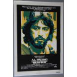 Serpico (1974) original US one sheet film poster with colourful portrait of Al Pacino, directed by