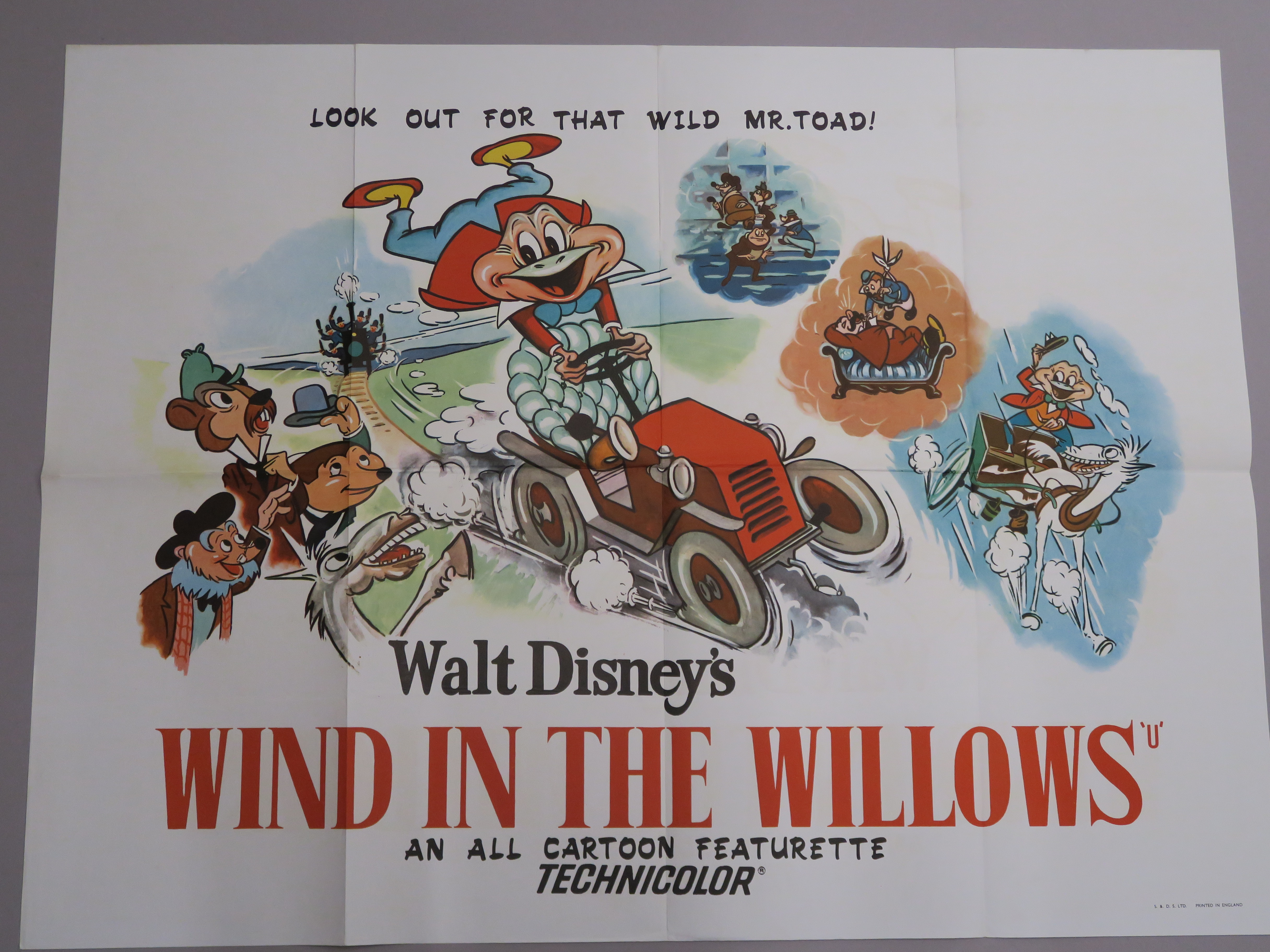 A collection of original British Quad film posters, all measuring 30"x40" Disney and family genre, - Image 3 of 4