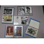 Ann-Magret collection of cinema photo stills and lobby cards including some hand signed by the