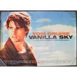 Collection of approx 60 UK Quad film posters titles include Vanilla Sky st Tom Cruise, Sleeping with