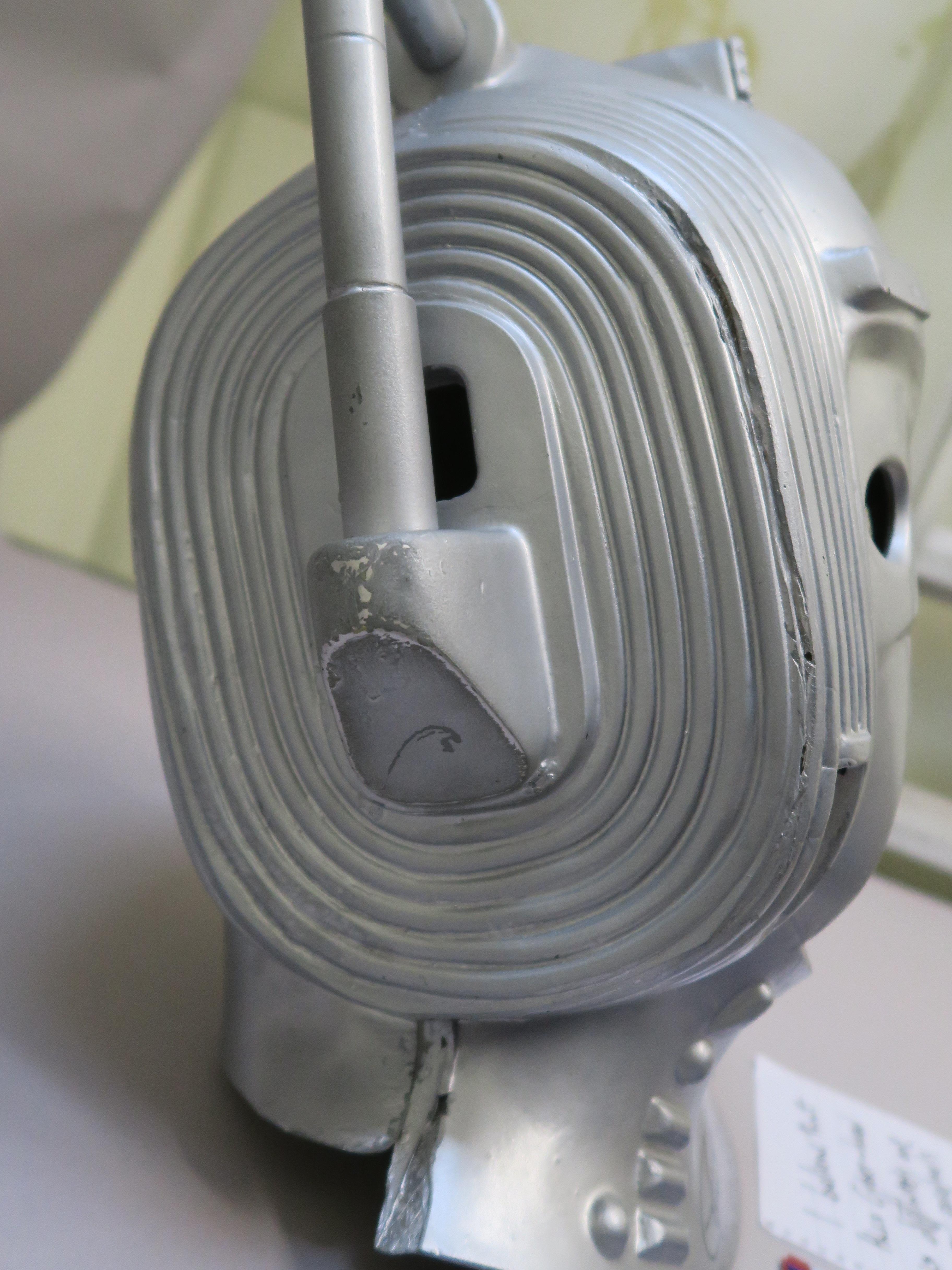 Doctor Who Cyberman helmet as used in the production of the BBC science fiction television series - Image 10 of 10