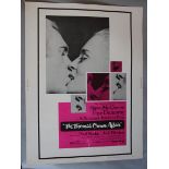 The Thomas Crown affair (1968) original US thirty by forty film poster starring Steve McQueen and