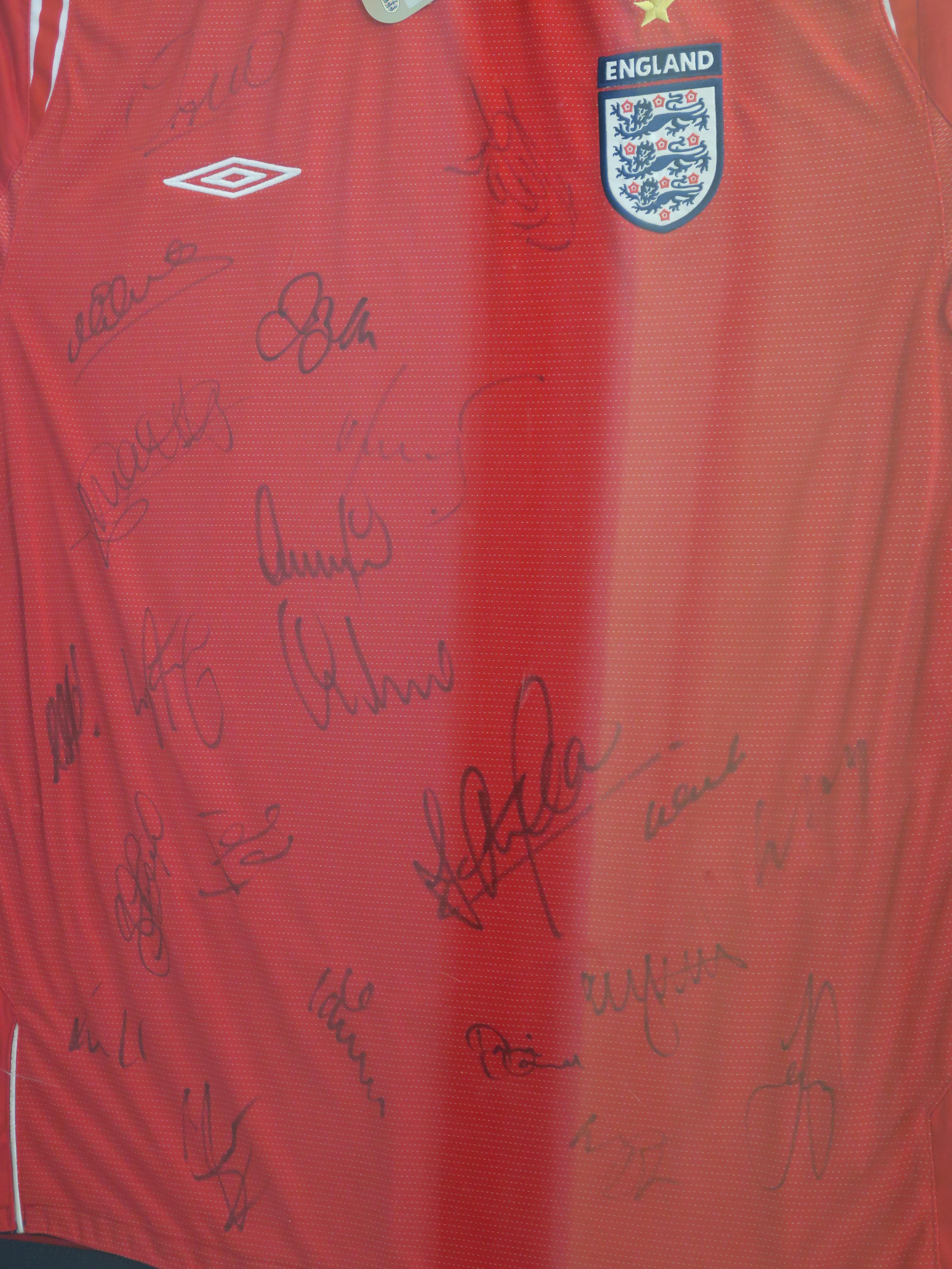 England football team signed England shirt signed by the England Men's senior team signed for the FA - Image 2 of 3