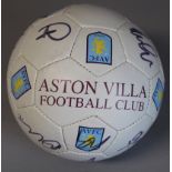 Aston Villa signed football from 2012 Premier League season with 13 signatures including Marc