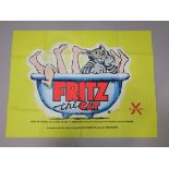A collection of film posters, inc. UK Quads (all measuring 30"x40") for Fritz The Cat created by