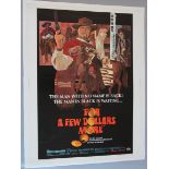 For a few dollars more (1967) Clint Eastwood original thirty by forty US film poster on thicker card