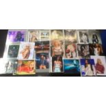 Signed photos of rock and pop stars including Marilyn Manson, Alice Cooper, ACDC