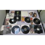 Ten Beatles LPs including The White Album #0037508 PMC 7067/8 (record side 1 surface scratch over