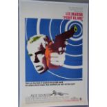 Point Blank (1967) US one sheet film poster with vivid colour portrait of Lee Marvin by Serrano