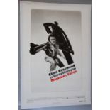 Magnum Force (1973) linen backed one sheet film poster starring Clint Eastwood as Dirty Harry with