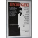 Scarface (1983) original US one sheet film poster on linen starring AL Pacino as Tony Montana,