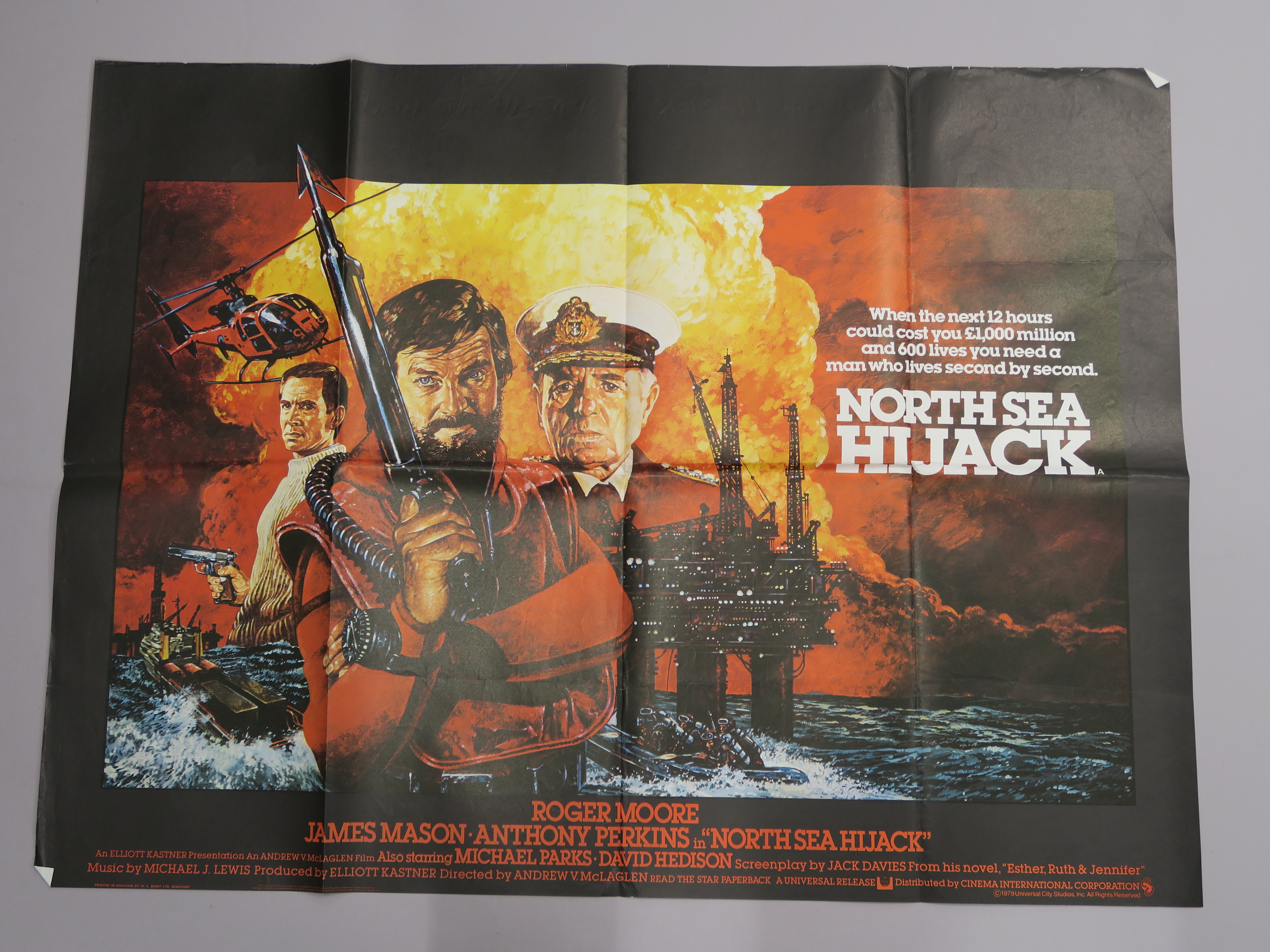 A collection of 16 original British Quad film posters, all measuring 30"x40" titles including ,