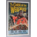 The Curse of the Werewolf (1961) original Hammer Horror US one sheet film poster directed by Terence