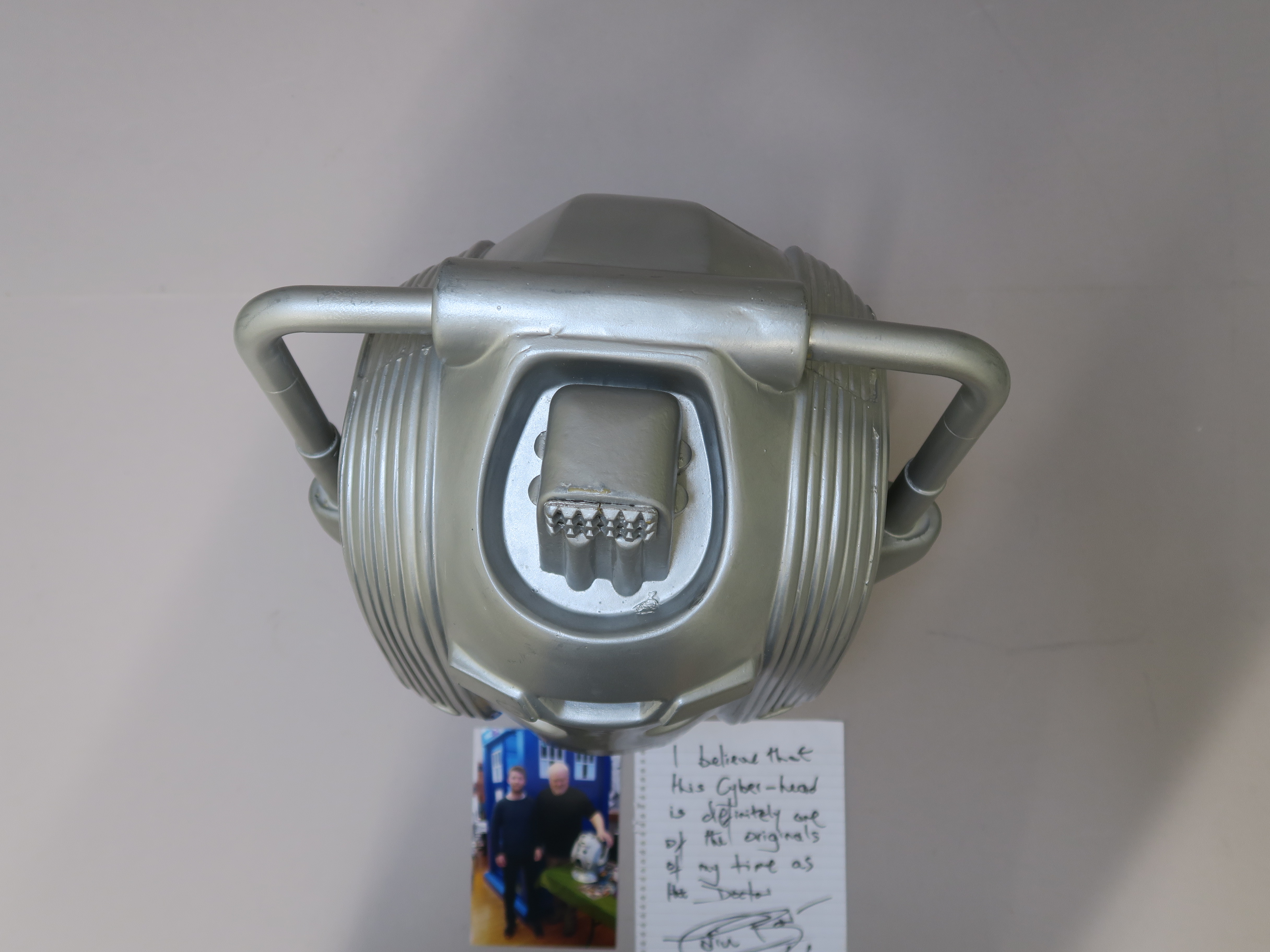 Doctor Who Cyberman helmet as used in the production of the BBC science fiction television series - Image 9 of 10