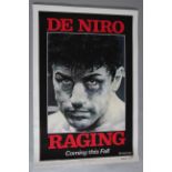 Raging Bull (1980) advance US one sheet film poster starring Robert De Niro -Best Actor Oscar winner