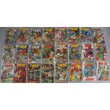 24 Marvel comics 8 comics for The Avengers #72 art by Buscema, #74, #75 ''Quicksilver and the