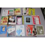 Quantity of Theatre programmes (58), titles inc. Oliver, Peter Pan, Guys and Dolls, Annie Get Your