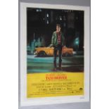Taxi Driver (1976) US one sheet film poster directed by Martin Scorsese and starring Robert De