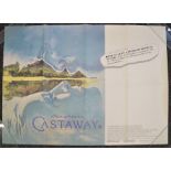Collection of approx 60 UK Quad film posters titles include Castaway starring Tom Hanks, The Rock st