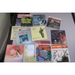 Signed vinyl records, including: Scotty Moore - The Guitar That Changed The World!, Charlie Gracie -