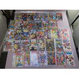 Marvel comics including The Mighty Thor, Fantastic Four, Iron Man, Captain America, Silver Surfer