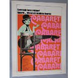 Cabaret US 30 x 40 inch film poster from the 1974 showing at cinemas picturing Liza Minnelli