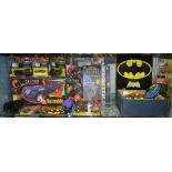 A good quantity of Batman items, including; Batmobile, Batmissile, badges (over 100) etc.  [NO