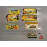 6 boxed Corgi diecast vehicles, which includes; 4 cars, a tank and a helicopter (6).